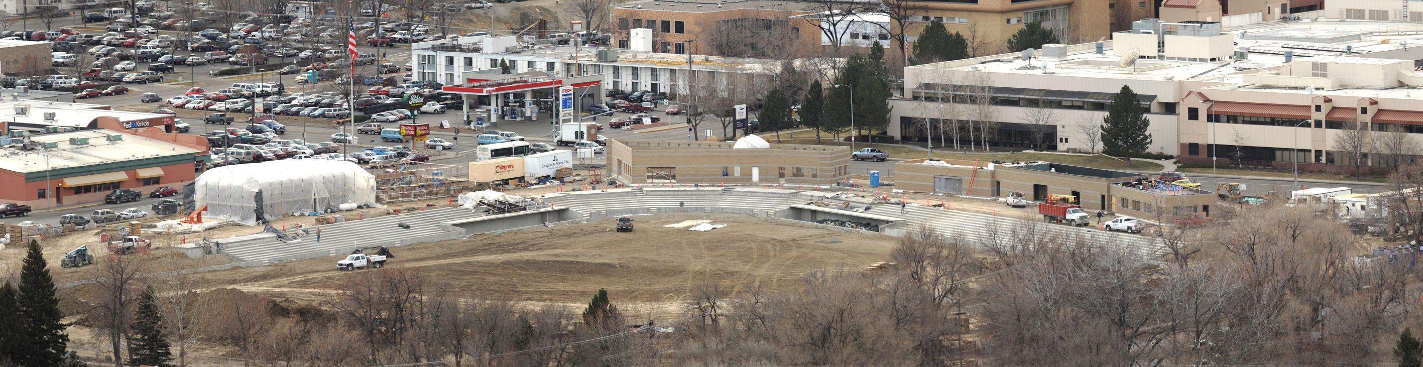 Dehler Park construction, December 2007